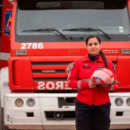 Lleva 15 años en el Cuerpo de Bomberos y se convirtió en un ejemplo