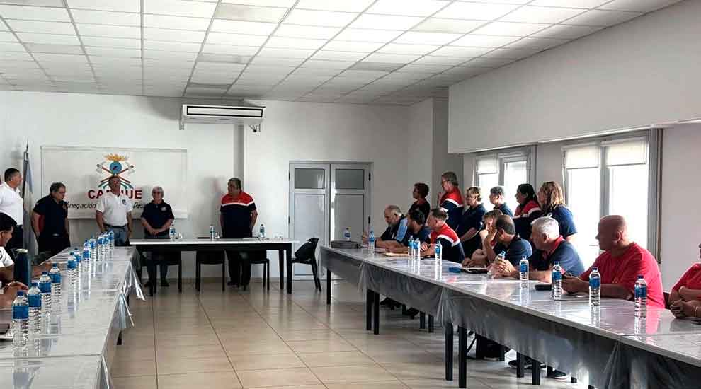 Bomberos de Carhué fue sede de una reunión regional