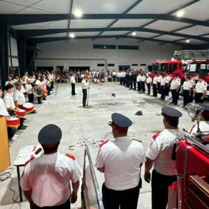 Bomberos Voluntarios celebró el aniversario en su nuevo cuartel