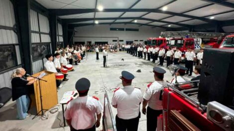 Bomberos Voluntarios celebró el aniversario en su nuevo cuartel