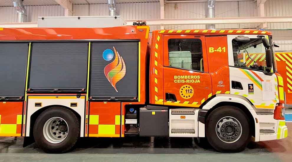 El Gobierno de La Rioja incorpora un nuevo camión de bomberos