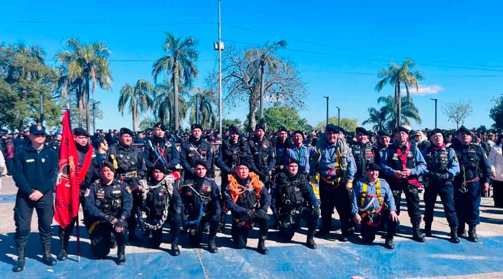 Los bomberos de la Policía de Corrientes cumplen 89 años