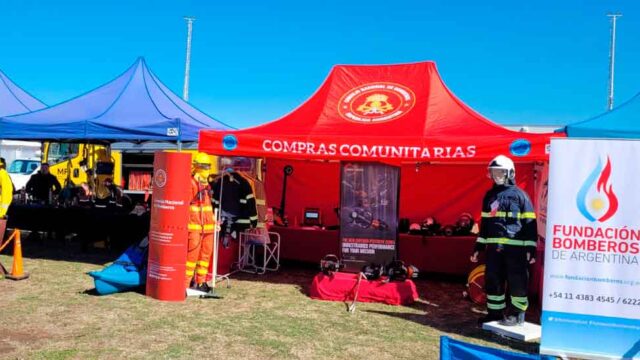 El Sistema Nacional de Bomberos Voluntarios participó en la Expo Seguridad