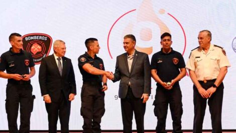 El cuerpo de Bomberos de la Ciudad de Buenos Aires cumplió 9 años