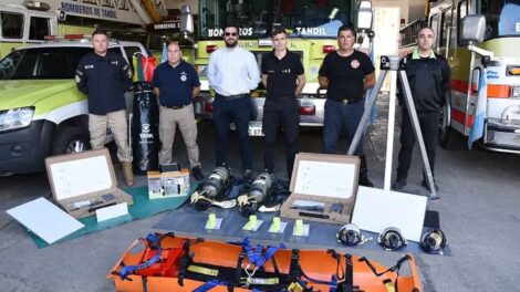 Se presentó el equipamiento de Bomberos de Tandil adquirido por el Municipio