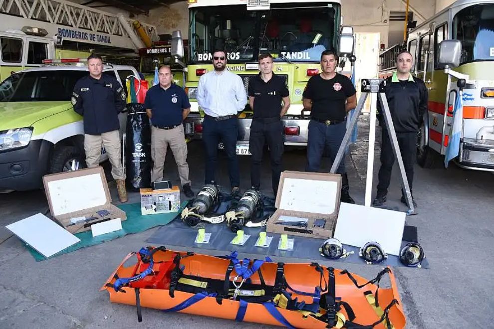 Se presentó el equipamiento de Bomberos de Tandil adquirido por el Municipio