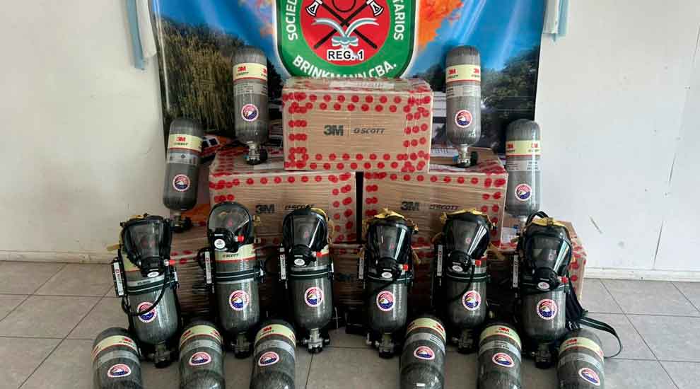 Bomberos de Brinkmann suman nuevo equipamiento