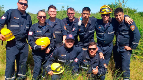 Bomberos de Moreno fortalecieron su entrenamiento en operaciones forestales