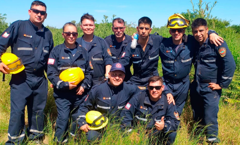 Bomberos de Moreno fortalecieron su entrenamiento en operaciones forestales