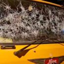 Destruyen móvil de bomberos voluntarios en San Pedro