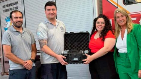 Bomberos Voluntarios de Rosario sumó un dron de última generación