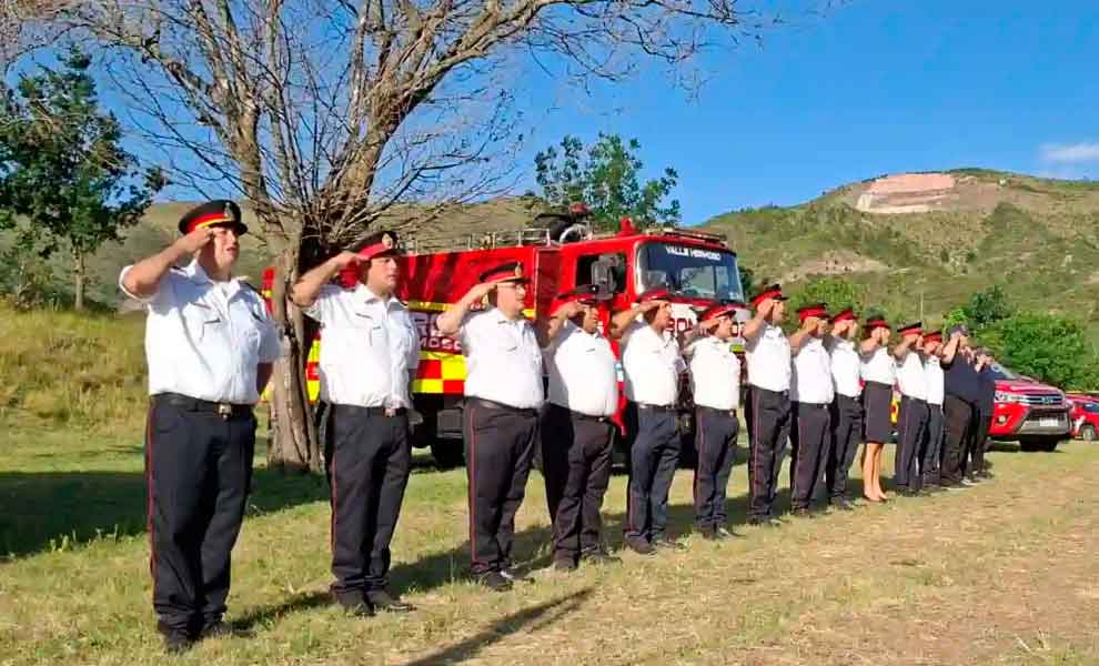Bomberos de Valle Hermoso celebró sus 25 años de historia