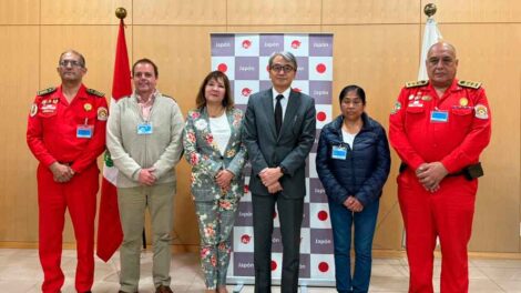 Embajada del Japón dona cinco vehículos al Cuerpo de Bomberos del Perú