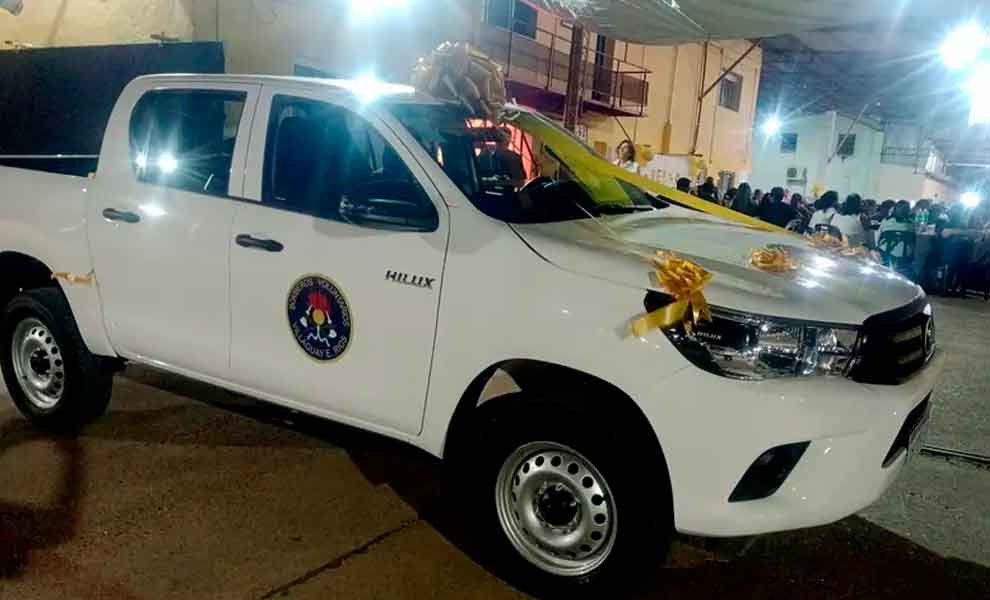 Presentación de la nueva unidad de Bomberos Voluntarios de Villaguay