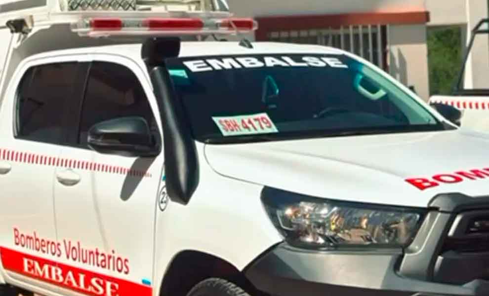 Bomberos Voluntarios de Embalse incorporaron una nueva Unidad de Rescate