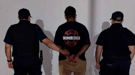 La Policía demoró a un sujeto por el incendio del cuartel de Bomberos de Unión