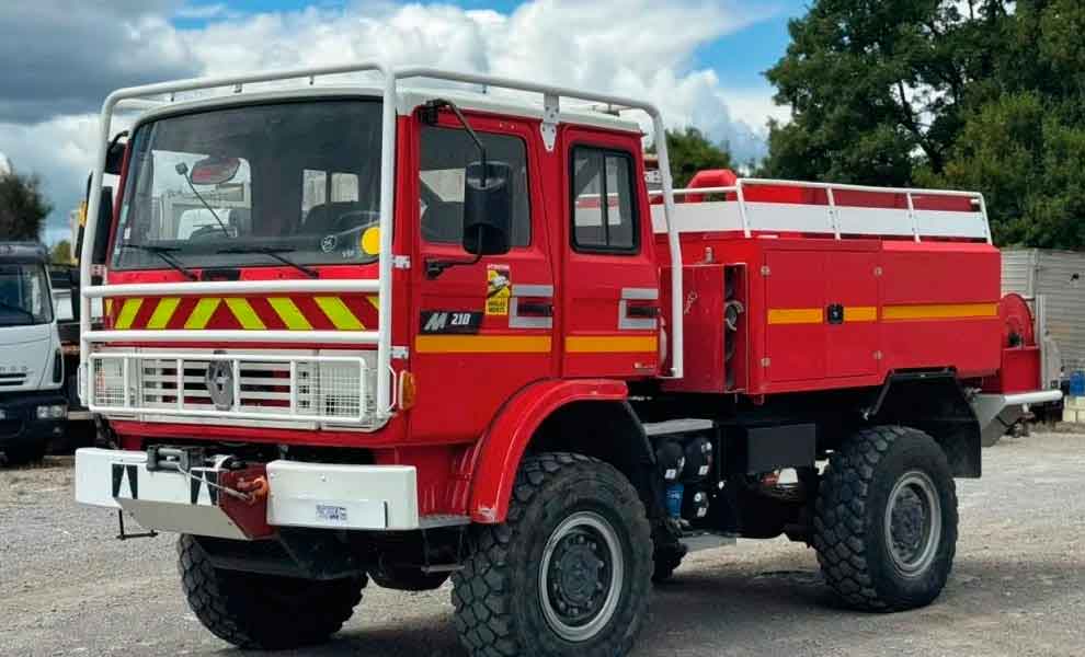 La nueva unidad de Bomberos ya está en Argentina