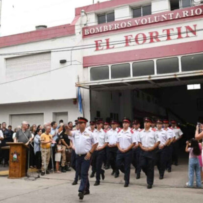 Bomberos Voluntarios "El Fortín" cerró el año con un emotivo acto