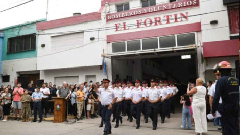 Bomberos Voluntarios "El Fortín" cerró el año con un emotivo acto