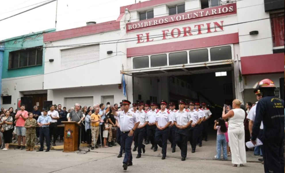 Bomberos Voluntarios "El Fortín" cerró el año con un emotivo acto