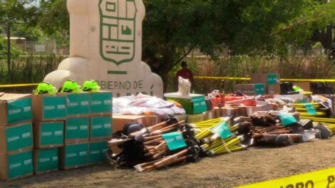 Entregan equipos para combate de incendios forestales a cuerpos de bomberos