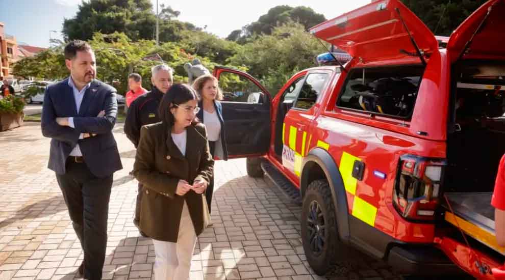 Nuevo vehículo para el parque móvil de los Bomberos de Las Palmas