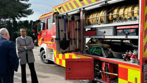 Incorporado un nuevo camión al parque de Bomberos Alhama-Totana
