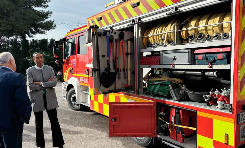 Incorporado un nuevo camión al parque de Bomberos Alhama-Totana