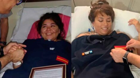 Premiaron a los tres bomberos que fueron atropellados en Moron