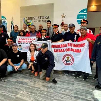 Río Negro aumenta las pensiones de los Bomberos Voluntarios