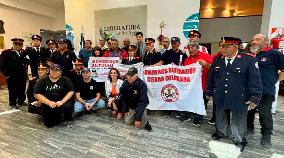 Río Negro aumenta las pensiones de los Bomberos Voluntarios