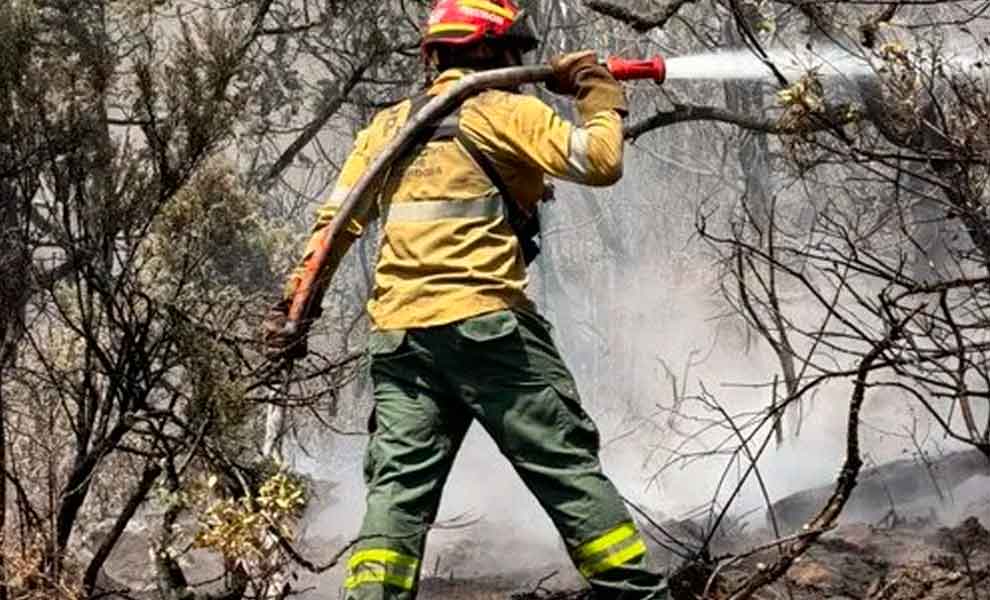 Bomberos de Córdoba ya combaten el fuego en Chubut