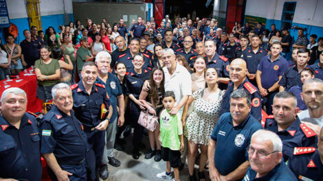 Inauguraron la remodelación integral del Cuartel de Bomberos de Dominico Wilde