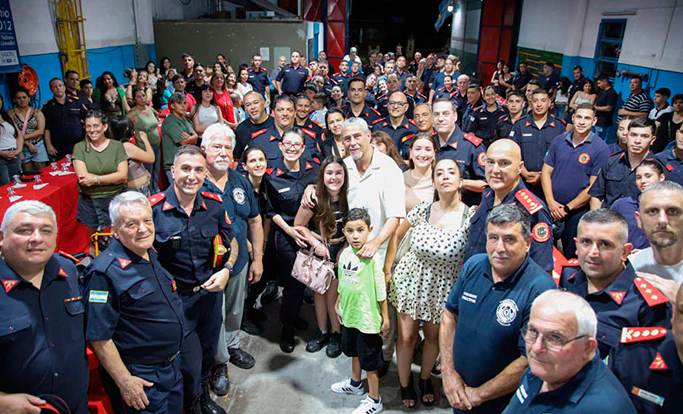 Inauguraron la remodelación integral del Cuartel de Bomberos de Dominico Wilde