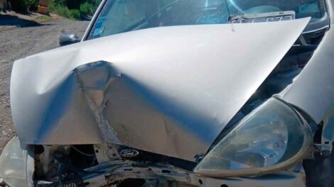 Bombero protagonizó un violento accidente cuando se dirigía a una emergencia