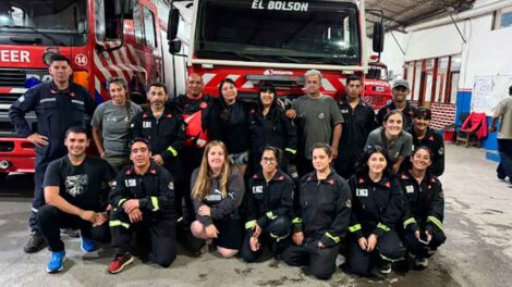 La Federación Chubutense expresó su agradecimiento al cuartel de El Bolsón