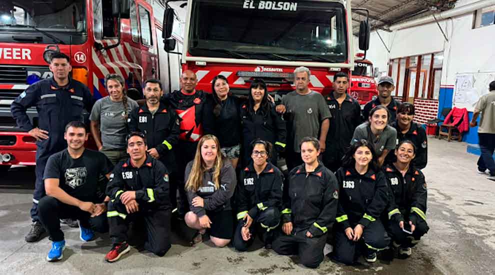 La Federación Chubutense expresó su agradecimiento al cuartel de El Bolsón