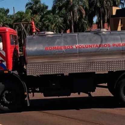Bomberos Voluntarios de Iguazú incorporó una nueva unidad cisterna