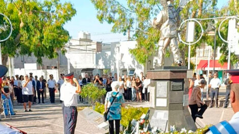 Puerto Madryn recordó a los 25 bomberos voluntarios fallecidos