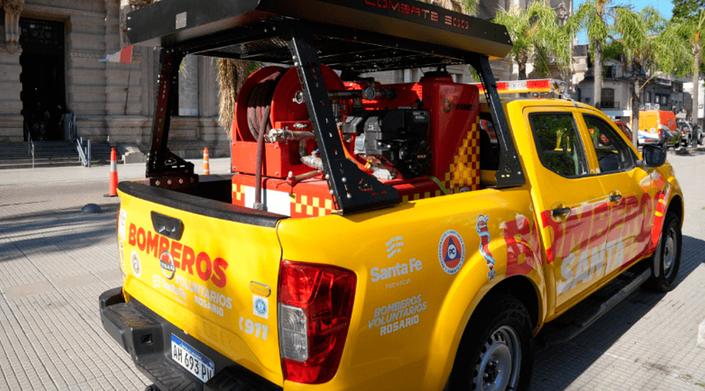 Entrega de equipamiento para Bomberos Voluntarios de la provincia