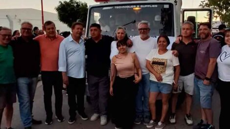 Campo Grande ya tiene su primera autobomba para los Bomberos