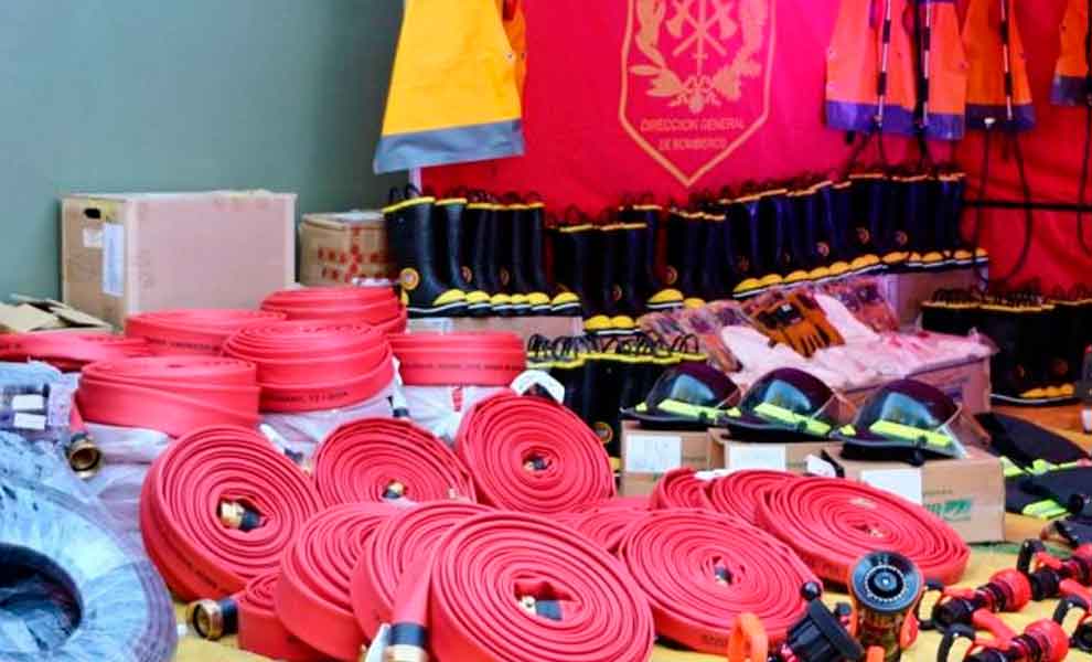 Bomberos Zapadores de Rosario con nuevos equipos