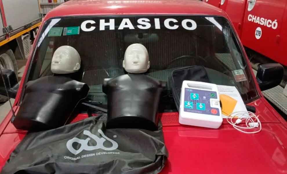 Los Bomberos Voluntarios de Chasicó se siguen equipando