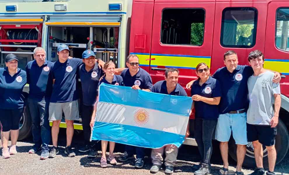 Los Bomberos de Pavón incorporaron una moderna autobomba