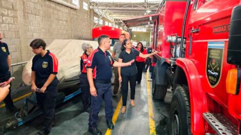 Destacan a Bomberos de Merlo como cuartel de referencia provincial