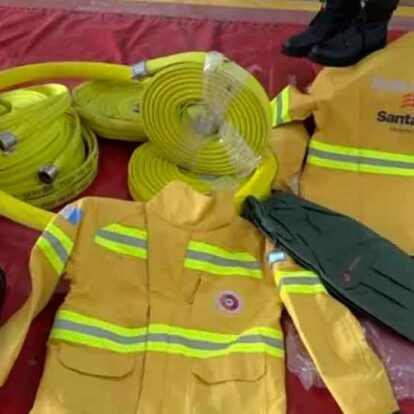 Los Bomberos Voluntarios de San Javier presentaron nuevo equipamiento