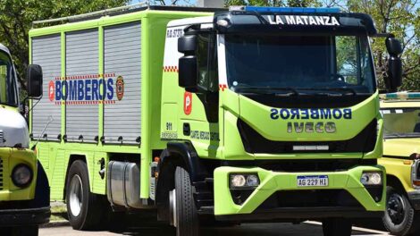 El Mercado Central incorporó una autobomba cero kilómetro a su cuartel