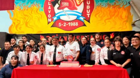 Bomberos Voluntarios de Dolavon celebró su 38° aniversario