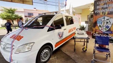 Bomberos Voluntarios de Concepción incorporó una nueva ambulancia