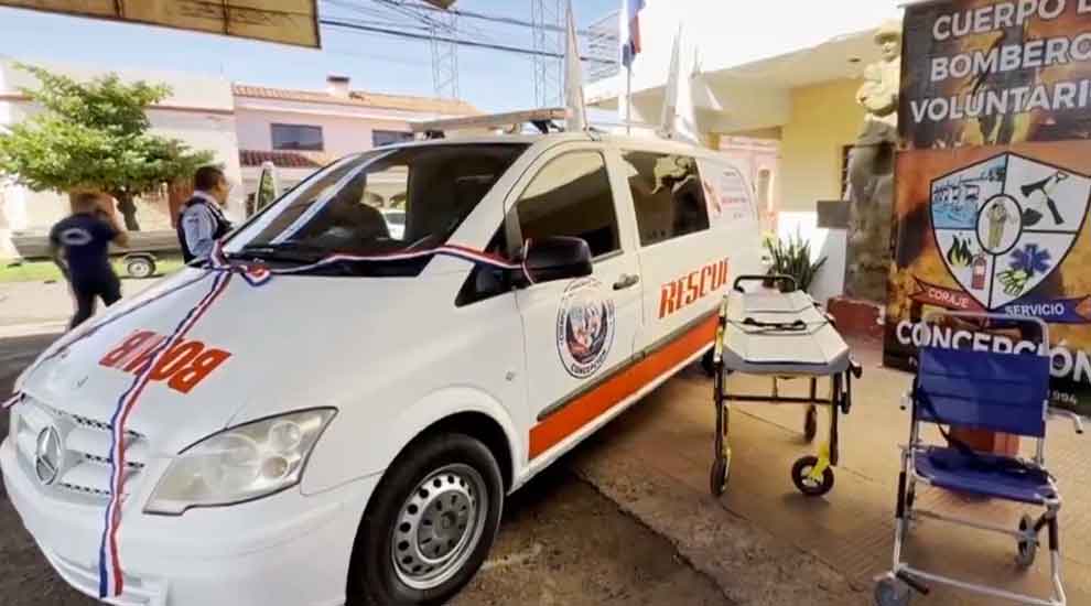 Bomberos Voluntarios de Concepción incorporó una nueva ambulancia